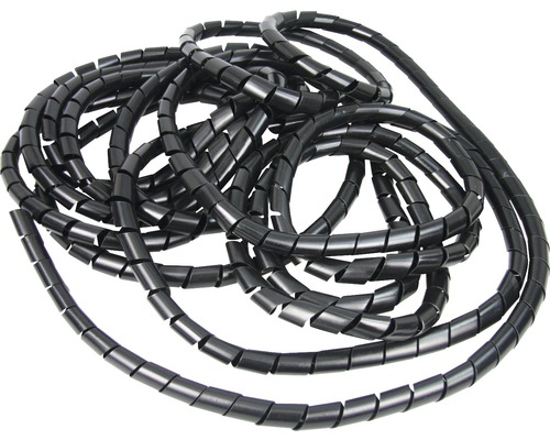 Conduit de câble Ø 15 x L 10 m noir