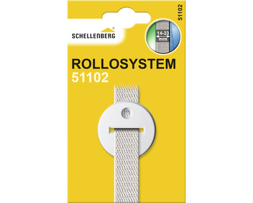 Schellenberg Rollosystem Rollladengurt für Minirollladen mit 14 bis 23 Millimeter Gurtbreite