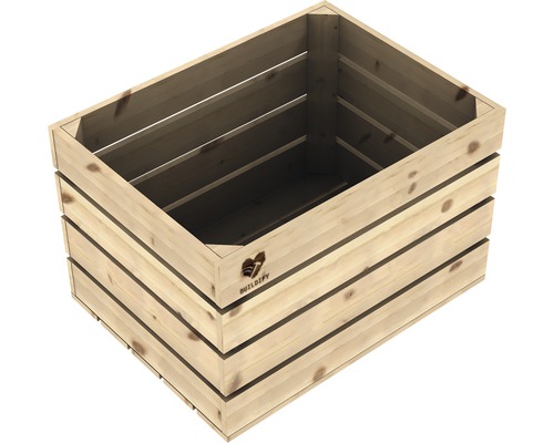 Buildify Obstkiste mittel, unbehandelt, 44x28x33 cm