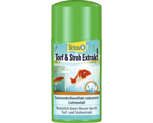 Produit anti-algues TetraPond extrait de tourbe et de paille, pour une eau claire naturellement 250 ml