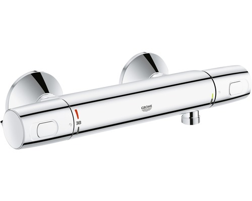 Robinet de douche avec thermostat Grohe Quickfix Precision Trend chrome 34229002 Mitigeur thermostatique apparent Grohe pour douche