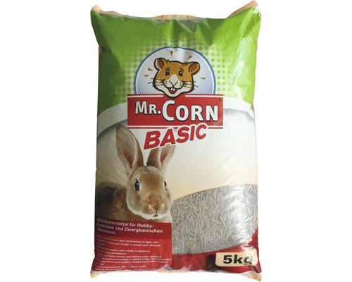 Nourriture pour lapin Mr. Corn, 5 kg Mr. Corn Basic Aliment complet pour lapins nains, 5 kg