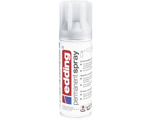 Apprêt universel Permanent Spray edding gris 200 ml Aérosol permanent Edding