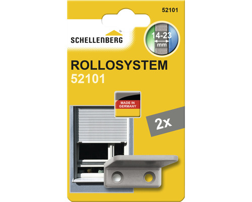 Schellenberg Rollladensystem 52101 inklusive zwei Rollladen Halterungen und Made in Germany Siegel