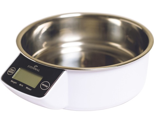 Gamelle avec balance intégrée pour animaux de compagnie
