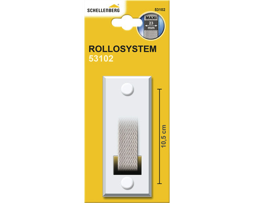 Schellenberg Gurtwickler Aufschraubwickler Mini mit einer Länge von 10,5 cm