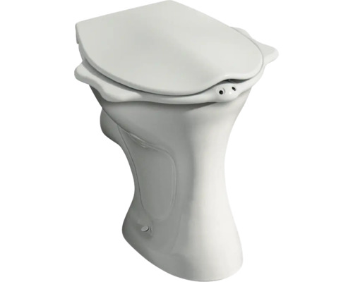 WC au sol avec fonction de rinçage et siège de WC