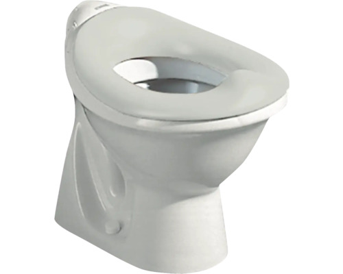 WC pour enfants GEBERIT Baby Bambini cuvette à fond creux avec bride de rinçage à économie d'eau blanc sans abattant WC 211650000