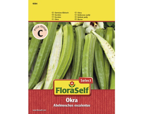Gombo 'Okra' FloraSelf Select semences non-hybrides semences de légumes