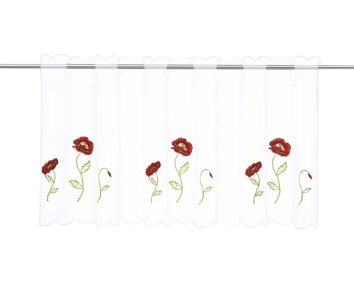 Brise-bise Coquelicot rouge 45x115 cm Brise-bise Coquelicot rouge 45x115 cm