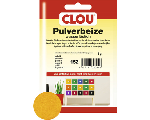 Clou Pulverbeize gelb R 5 g