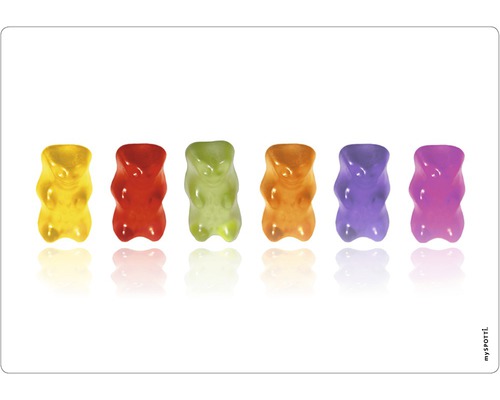 Crédence mySPOTTI gummy bears 59x41 cm