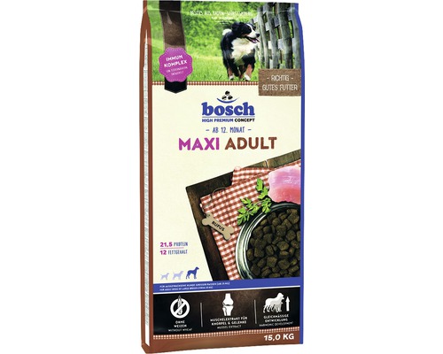 Croquettes pour chien bosch Maxi Adult 15 kgkg Croquettes pour chien bosch Maxi Adult 15 kgkg