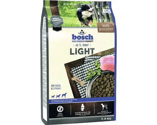 Hundefutter trocken bosch Light 2,5 kg Bosch High Premium Concept Light Hundefutter ab 12. Monat, 2,5 kg