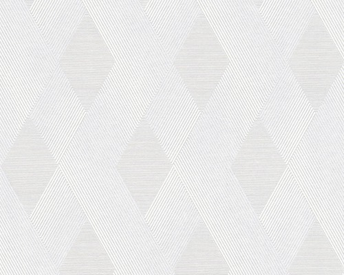 Tapete mit geometrischem Rautenmuster und linearen Texturen