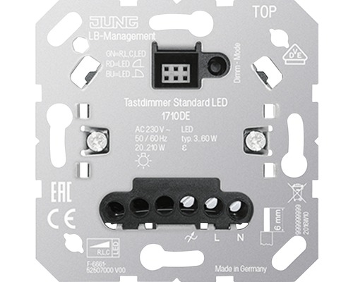 Variateur poussoir standard LED Jung 1710 DE Variateur poussoir standard LED Jung 1710 DE