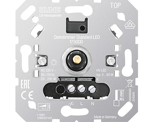 Variateur rotatif standard LED Jung 1730 DD Variateur rotatif standard LED Jung 1730 DD