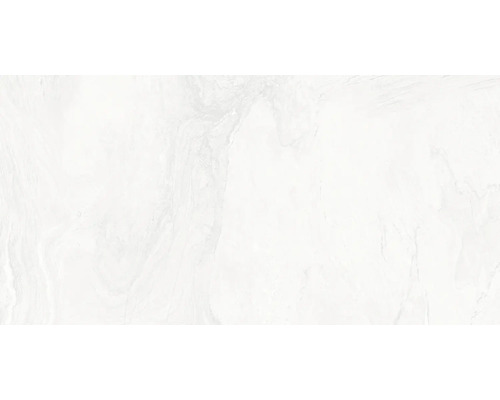 Carrelage pour sol en grès cérame fin Varana blanco 45x90 cm