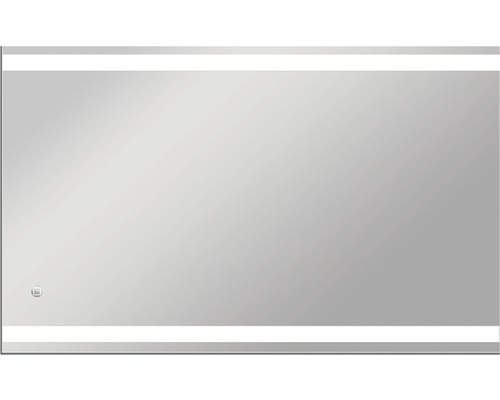 Rechteckiger Spiegel mit integrierter Beleuchtung
