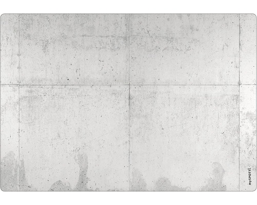 Küchenrückwand mySPOTTI pop Betonwand 59x41 cm mySPOTTi Spritzschutz mit Betonoptik