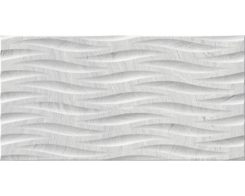 Carrelage décoratif en grès cérame fin Varana gris 32x62,5 cm