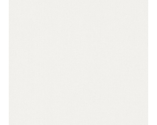 Papier peint intissé 36379-2 Attractive 2 uni gris clair blanc Surface textile blanche