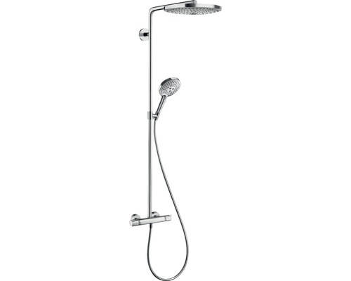 Colonne de douche avec thermostat hansgrohe Raindance Select S Showerpipe 300 2jet chrome brillant 27133000