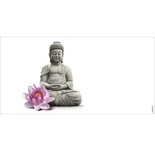 Dekoration Buddha Figur mit Lotusblume
