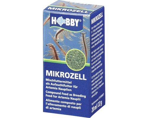Nourriture pour artémias HOBBY Mikrozell 20 ml Hobby MikroZell nourriture d''élevage pour artémias nauplies 20ml