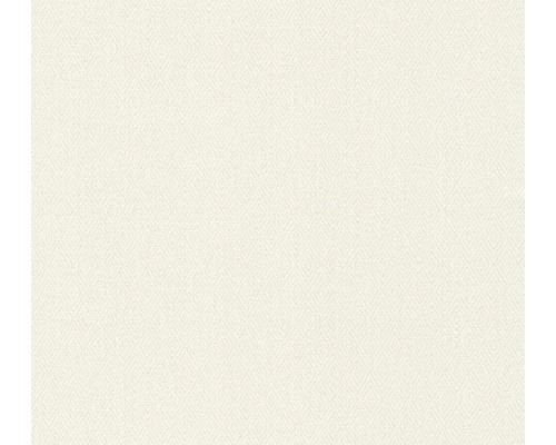 Papier peint intissé 36381-1 Hygge petits carreaux crème Papier peint structuré avec motif géométrique
