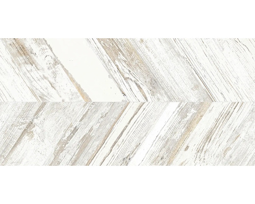 Dekorative Holzfliese im Fischgrätmuster für Boden- oder Wandbeläge.