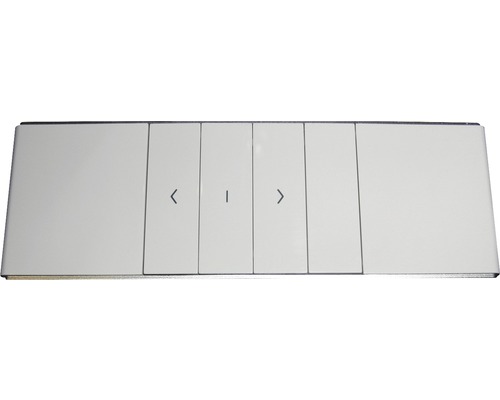 Schalterelement mit Pfeilen links und rechts sowie einem Strich in der Mitte