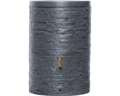 Cuve de collecte d'eau de pluie ARONDO 250 L gris graphite