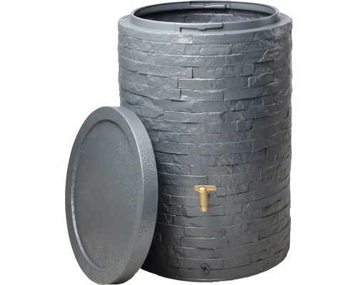 Récupérateur d''eau de pluie avec couvercle et robinet