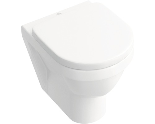 WC suspendu avec couvercle