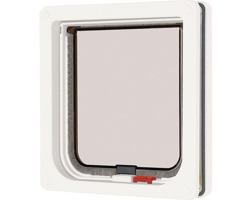 Chatière Cat Mate 2 sens 192x200 mm blanc Chatière Cat Mate 2 sens 192x200 mm blanc