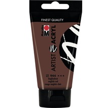 Tube de peinture acrylique pour artiste rouge anglais