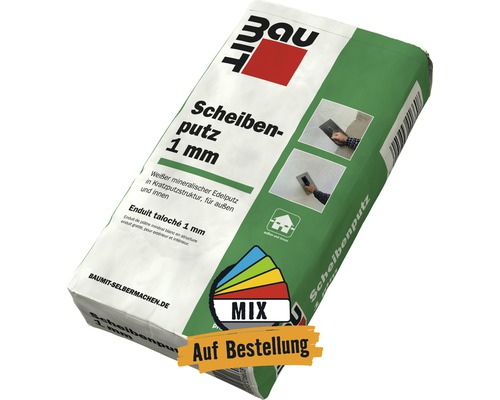 Sack Scheibenputz mit 1 mm Körnung