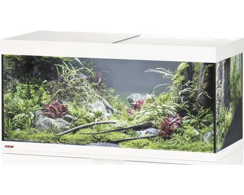 Aquarium EHEIM Vivaline 180 mit LED-Beleuchtung, Heizer, Filter ohne Unterschrank weiß