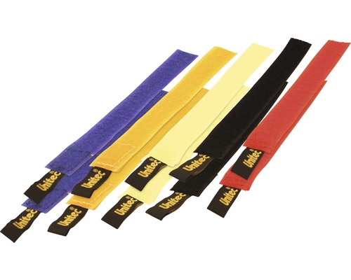 Kabel Organizer mit Klettverschluss 170x20 mm farbig sortiert 10 Stück