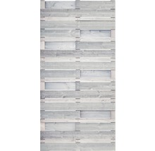 Teilelement Konsta Vintage Design 90x180 cm eisgrau melange
