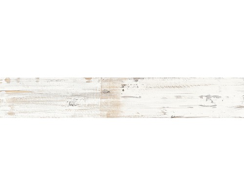 Holzfliese in Weiß mit Holzstruktur