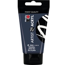 Peinture acrylique Marabu Artist Acryl bleu phtalo 953 75 mlml