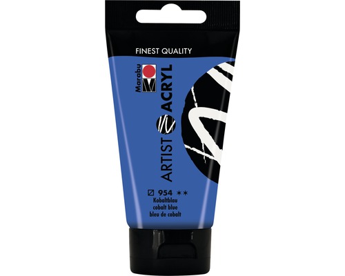 Peinture acrylique pour artiste Marabu Artist Acryl 954 bleu cobalt 75 ml