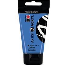 Peinture acrylique Marabu Artist Acryl cyan primaire 956 75 mlml
