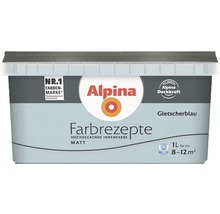 Alpina Wandfarbe Farbrezepte Gletscherblau 1 l