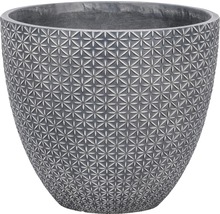 Pot de fleurs Lafiora Lilly pierre artificielle Ø 55 H 48,5 cm noir