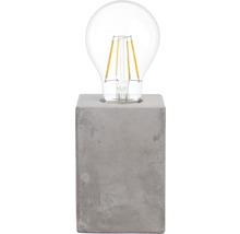 Tischleuchten-Fuß 1-flammig HxLxB 13x9x9 cm Prestwick grau mit Kabelschalter