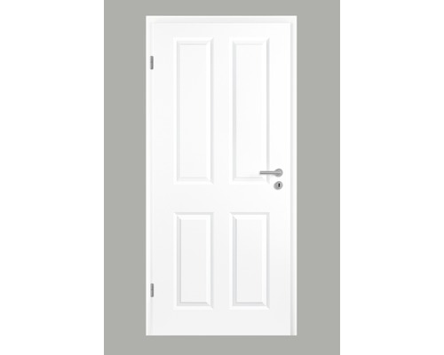 Porte intérieure Pertura Pila 04 laque blanche (semblable à RAL 9010) 73,5x198,5 cm gauche