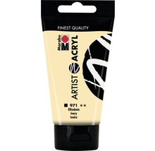 Peinture acrylique Marabu Artist Acryl ivoire 971 75 ml